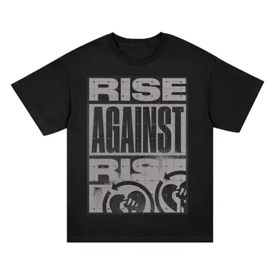 Rise Against Grid T-Shirt black