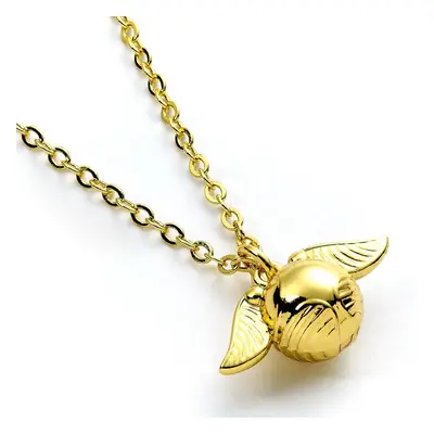 Harry Potter Golden Snitch Necklace gold coloured