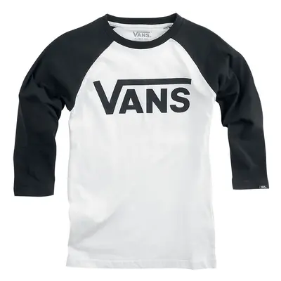 Vans kids BY VANS Classic Raglan Longsleeve black white