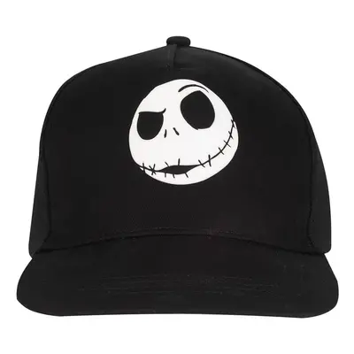 The Nightmare Before Christmas Jack - Rubber face badge Cap black