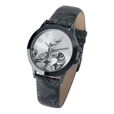 Snake Wristwatches black grey