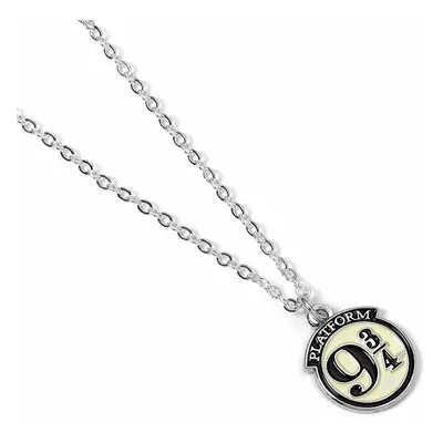 Harry Potter Platform 9 3/4 Necklace black white