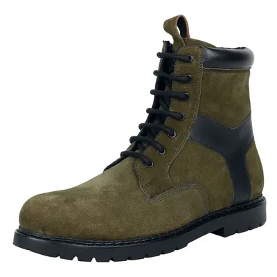 RED by EMP Olive-coloured boots Boots olive black