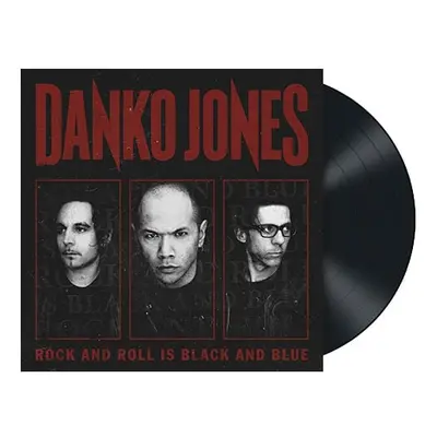 Danko Jones Rock and Roll is black and blue LP multicolor