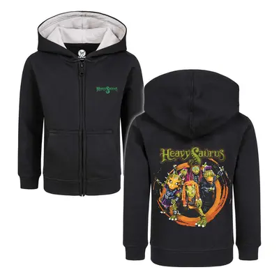 Heavysaurus Metal-Kids - Rock 'n Rarr Kids' hooded jackets black