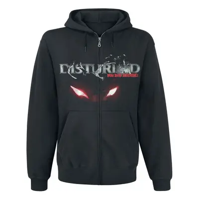 Disturbed Yep Your Sleeve Hooded zip black