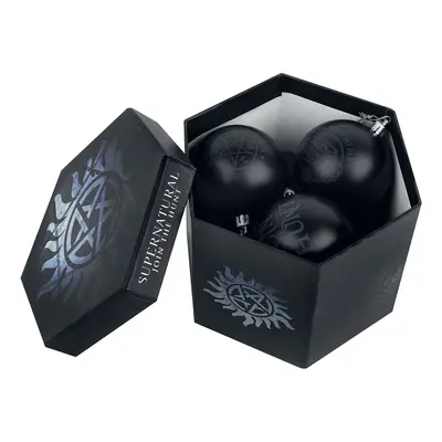 Supernatural Symbols Baubles black blue