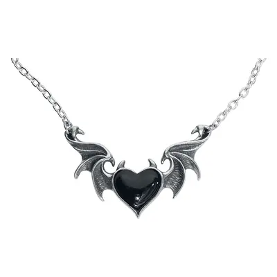 Alchemy Gothic BlackSoul Necklace black silver