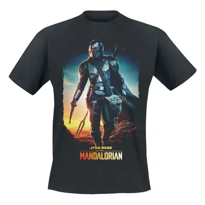 Star Wars The Mandalorian - Through the Galaxy T-Shirt black