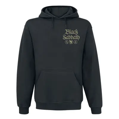 Black Sabbath Demon Fire Circle Hooded sweater black