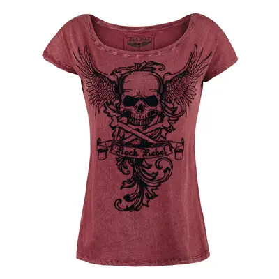 Rock Rebel by EMP All In The Mind T-Shirt burgundy