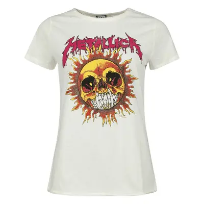 Metallica Amplified Collection - Neon Sun T-Shirt off white