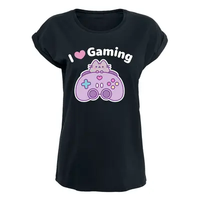 Pusheen I Love Gaming T-Shirt black