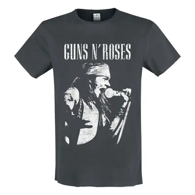 Guns N' Roses Amplified Collection - Axl Live Profile T-Shirt charcoal