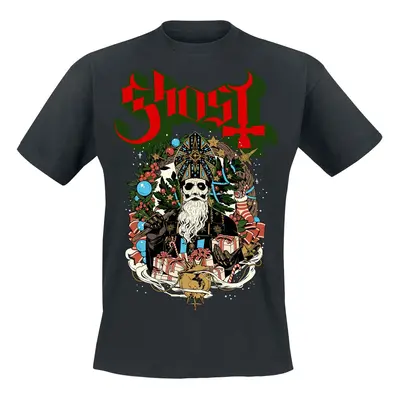 Ghost Father Christmas T-Shirt black