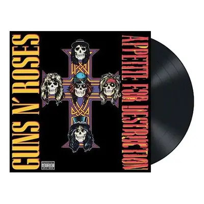 Guns N' Roses Appetite For Destruction LP black