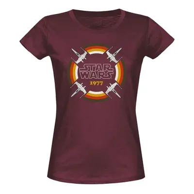 Star Wars X-Wing 77 T-Shirt burgundy