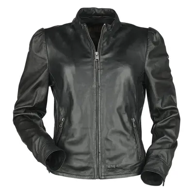 Black Premium by EMP Puff Sleeve Leather Jacket Leather Jacket black