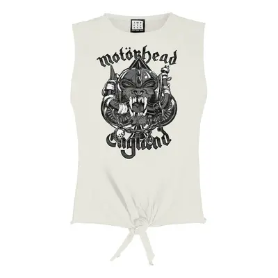 Motörhead Amplified Collection - Snaggeltooth Crest Top white