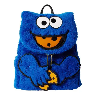 Sesame Street Loungefly - Cookie Monster Plush Mini backpacks multicolour