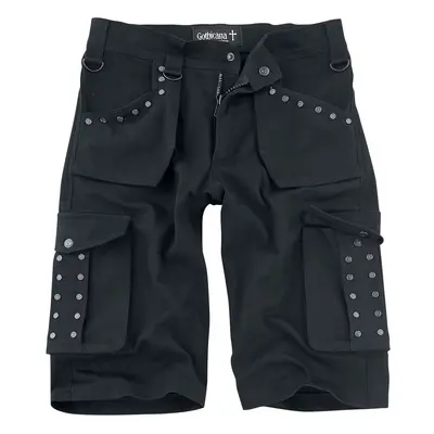 Gothicana by EMP Saviour Shorts black