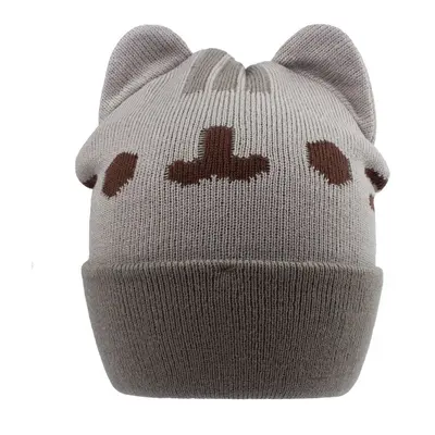 Pusheen Face Beanie beige