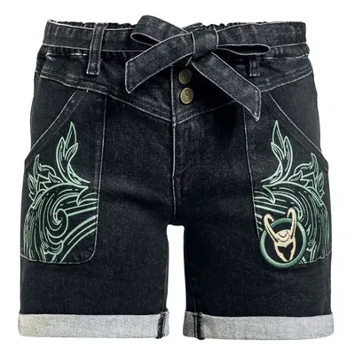 Loki God Of Mischief Shorts black