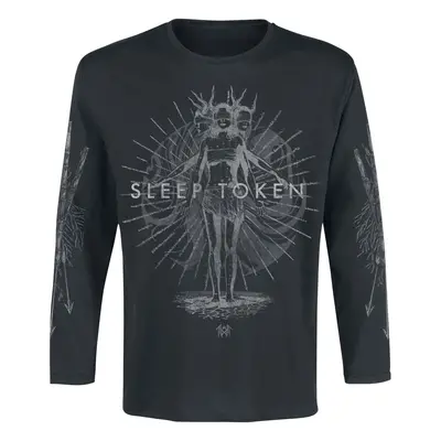 Sleep Token Rain Mineral Long-sleeve Shirt black