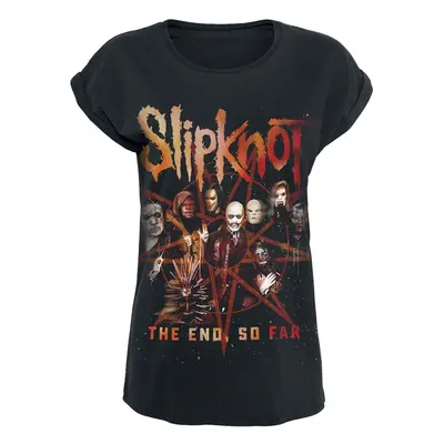 Slipknot The End, So Far Group Star T-Shirt black