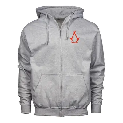 Assassin's Creed Shadows Faces Hooded zip mottled grey