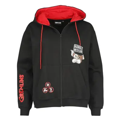 Gremlins Handle With Care Hooded zip black