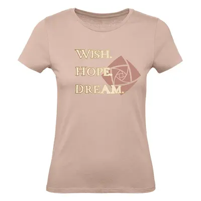 Wish Wish. Hope. Dream. T-Shirt dusky pink