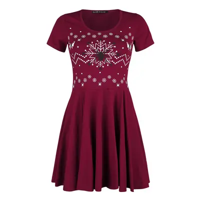 Outer Vision Spider Xmas Short dress red