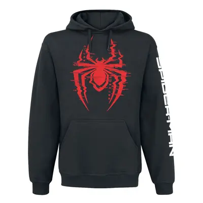 Spider-Man Miles Morales - Glitch Hooded sweater black