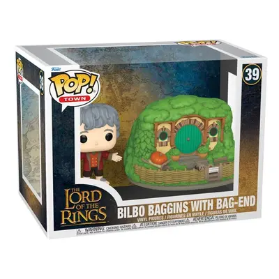 The Lord Of The Rings Bilbo Baggins with Bag-End (Pop Town!) Vinyl Figurine 39 Funko Pop! multic