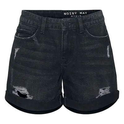 Noisy May Smiley Destroy Shorts Shorts black