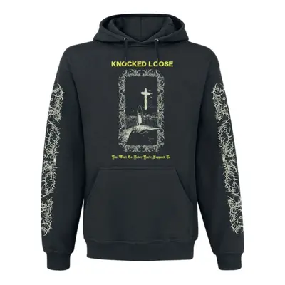 Knocked Loose You won't go before you're supposed to Hooded sweater black