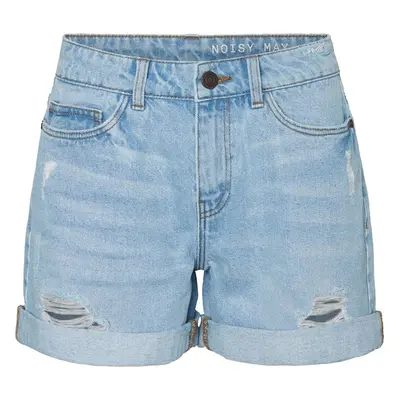 Noisy May Smiley Destroy Shorts Shorts blue