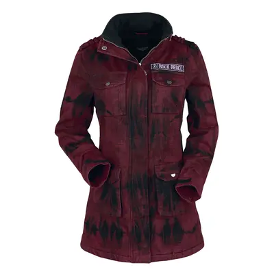 Rock Rebel by EMP Ladies Field Jacket Winter Jacket red