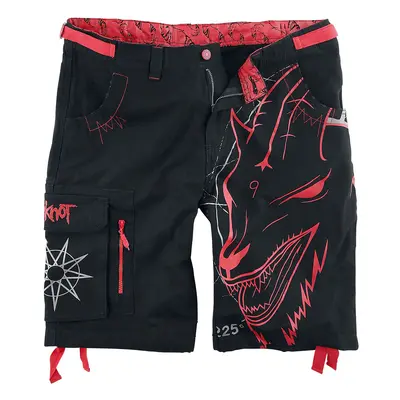 Slipknot EMP Signature Collection Shorts black red