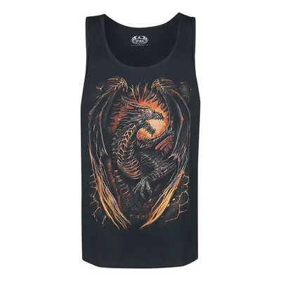 Spiral Dragon Furnace Tanktop black