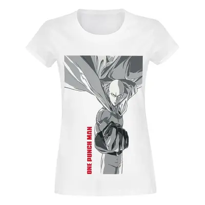 One Punch Man Punch T-Shirt white