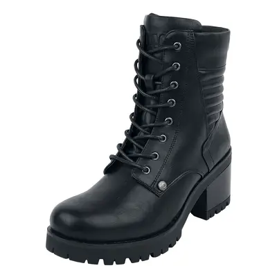 Black Premium by EMP Black Lace-Up Boots with Heel Boot black