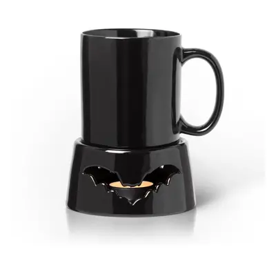 Alchemy England Mug with cup warmer Bat Cup black