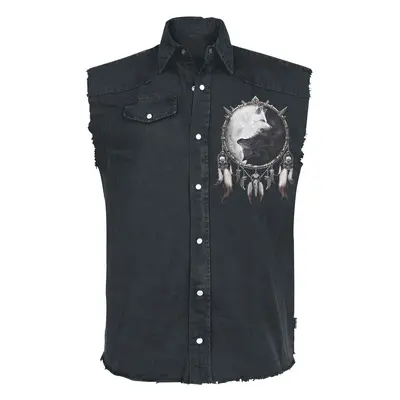 Spiral Wolf Chi Short-sleeved Shirt black