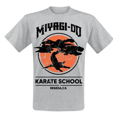 Cobra Kai Miyagi-Do Karate School T-Shirt grey