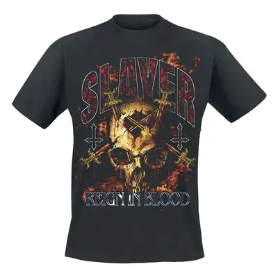 Slayer Reign Sword Skull T-Shirt black