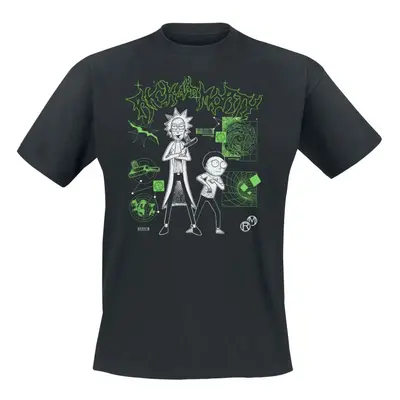 Rick And Morty Rick and Morty LAB T-Shirt black