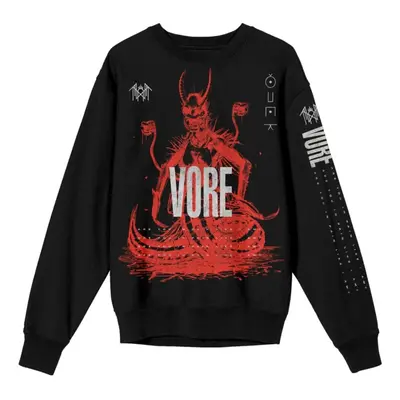 Sleep Token Vore Text Sweatshirt black