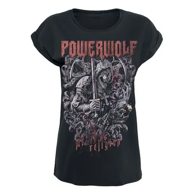 Powerwolf Knights And Wolves T-Shirt black